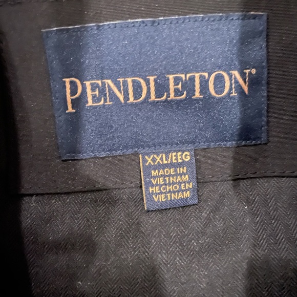 Pendleton Wool Blend Men’s Vest Jacket Full Zip Brown Size XXL - Picture 4 of 8